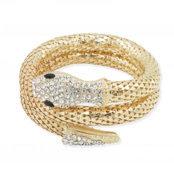 Bracelete Serpente Dourada