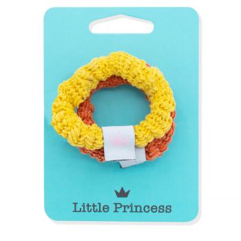 Little Princess Set 2 Scrunchies con Mensaje