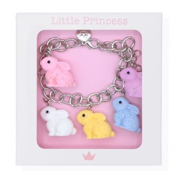 Little Princess Bracelet Maillons Argent Lapins