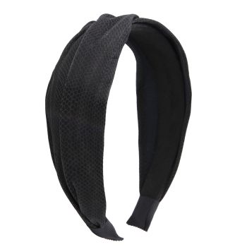 Oh My Hair Diadema Textil Snake Negro