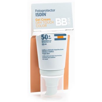 Fotoprotector Facial Gel Crema Dry Touch Color Pieles Mixtas y Grasas SPF50