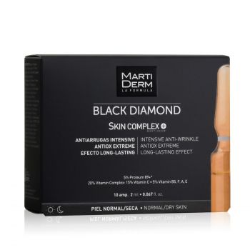 Black ampolas anti-rugas Black Diamond complexo de pele