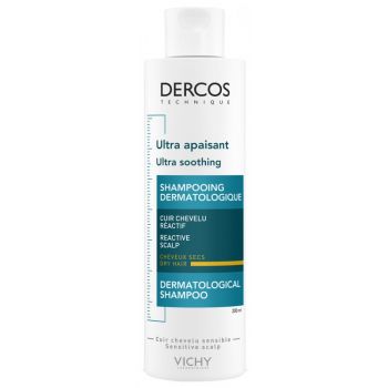 Dercos Shampoing Ultra Calmant cheveux secs
