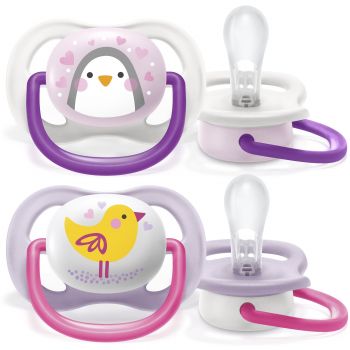 Avent Chupete Ultra Air Animaux Rose 0-6 Meseses