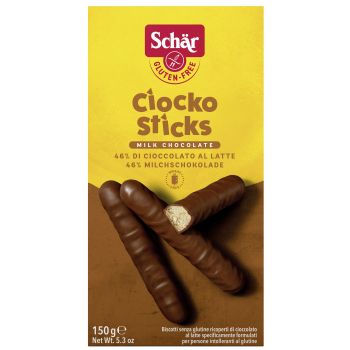 Cachorro Sticks Chocolate Biscoitos com Leite Sem Glúten