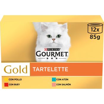 Gourmet Gold Tartelette Surtido Comida para Gatos