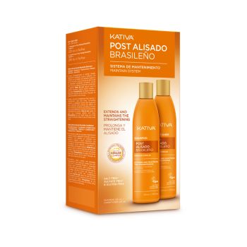 Pack Post Alisado Brasileño Sistema de Mantenimiento Champú + Acondicionador