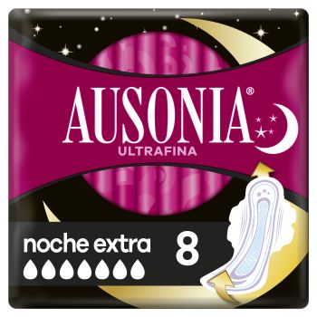 Compresa Ultrafina Noche Extra con Alas