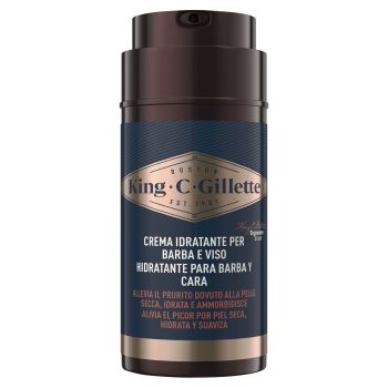 Gillette King C. Crema Hidratante para Cara y Barba