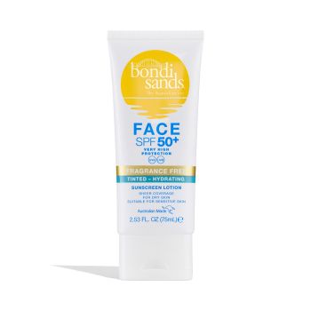 Loção Facial Hidratante com Cor Sem Fragrância SPF50+