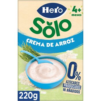 Solo crema di riso +4 mesi