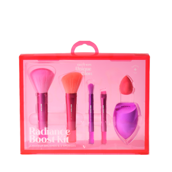 Set Brochas + Esponjas Unique Glow Luminosidad