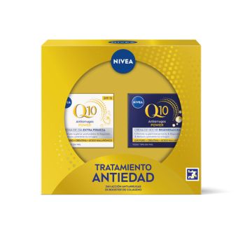 Pack Q10 Antiarrugas Power Tratamiento Antiedad Crema de Día + Crema de Noche