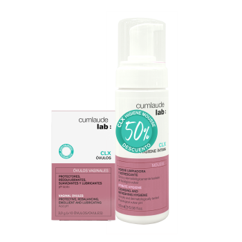 Pack CLX Óvulos Vaginales + CLX Mousse Higiene Íntima