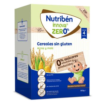 Innova Zer0% Papilla Cereales sin Gluten Arroz y Maíz