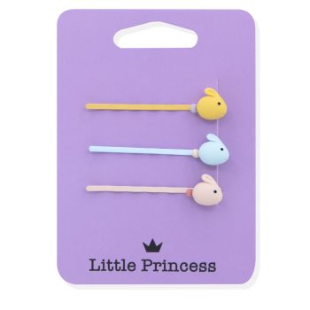 Little Princess Set 3 Épingles à cheveux Petits Lapins
