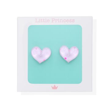 Little Princess Pendientes Pinza Corazón