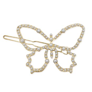 Oh My Hair Clip Mariposas Perlas