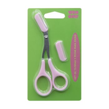 Set de Tijera Más Peine Para Cejas
