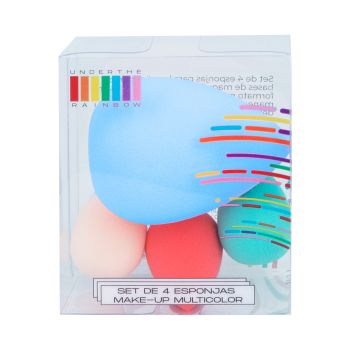 Set de 4 Esponjas de Maquilhagem Multicoloridas