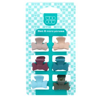Set de 6 Mini Pinces Nœud