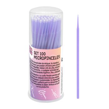 Set de 100 micro-pinceaux de retouche