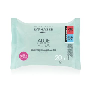 Lingettes démaquillantes à l&#039;aloe vera