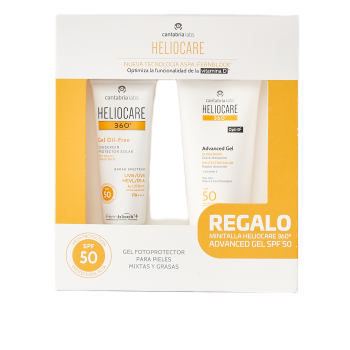Heliocare 360º Pack Gel senza olio SPF 50 + Gel advance