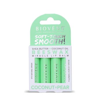 Soft-Touch Smooth! Baume à Lèvres Miraculeux Cire d'Abeille + Coco + Poire