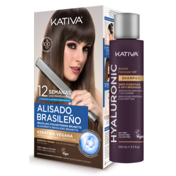 Kit Alisado Brasileño Cabellos Oscuros