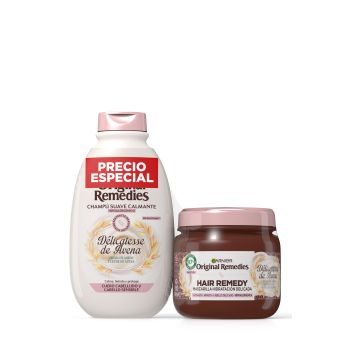 Original Remedies Máscara de Aveia Delicatesse + Shampoo de Aveia Delicatesse