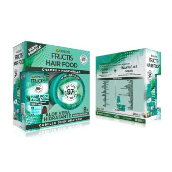 Pack Fructis Hair Food Aloe Vera Hidratante Champú + Mascarilla