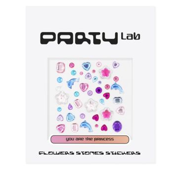 Party Lab Flowers Stones Stickers