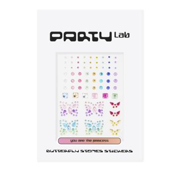 Party Lab Butterfly Stones Stickers
