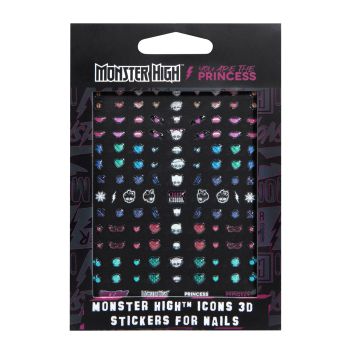 Monster High Icons 3D Stickers para Uñas