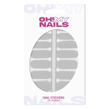 Oh My Nails! Stickers Cinzento