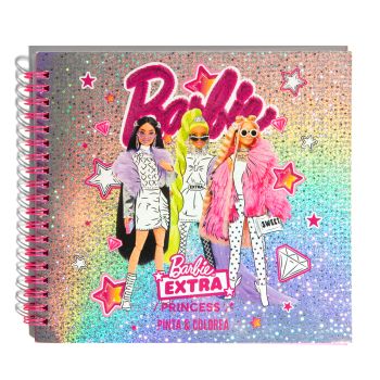 Taccuino di Barbie dipinge e colora
