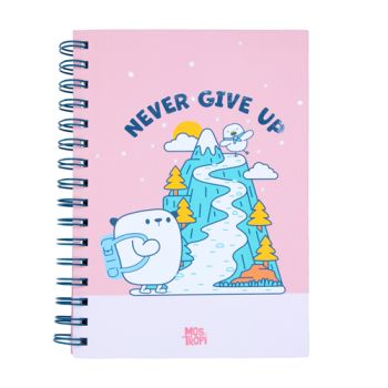 Caderno Never Give Up A5