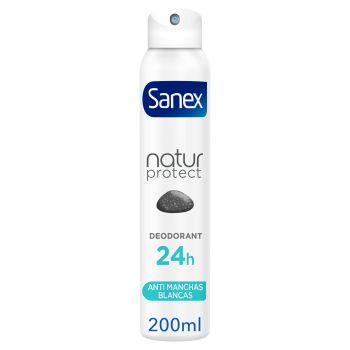 Déodorant Spray Natur Protect 24h Anti-Taches Blanches avec Pierre d&#039;Alun 
