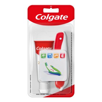 Kit de Viaje Portátil Cepillo Dental Suave + Pasta de Dientes Total Prevención Activa Original