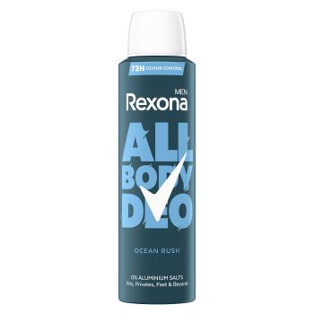 Men Déodorant Spray All Over Body Ocean Rush