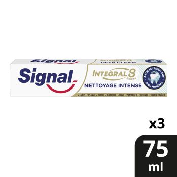 Integral 8 Pack Pasta de dentes de limpeza integral