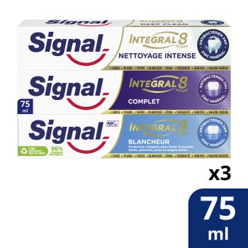 Integral 8 Pack Mixte Dentifrices