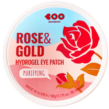 Patchs pour les Yeux Hydrogel Rose & Or