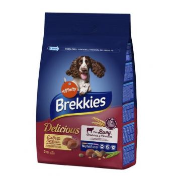 Brekkies Pienso para Perros Adultos con Buey y Verduras