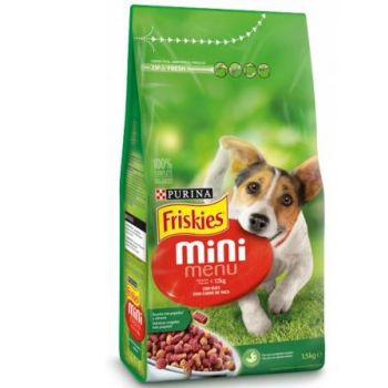 Friskis Aliments secs pour chien Mini Saveur Buey