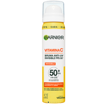 Bruma Anti-UV Iluminadora Rostro con Vitamina C SPF50+