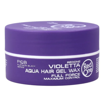 Cera Fixação Forte Aqua Hair Gel Wax Violeta
