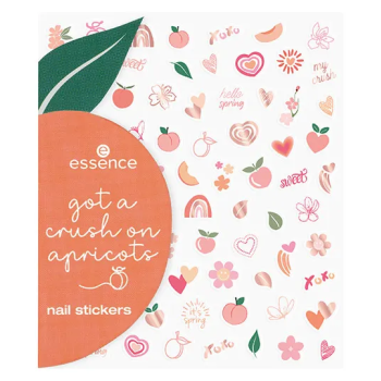 Got A Crush On Apricots Stickers pour Ongles