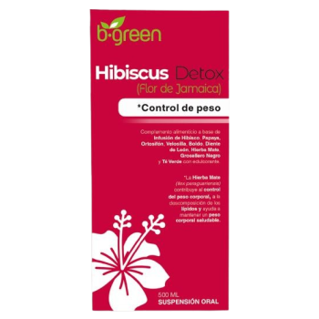 Hibiscus Detox Flor de Jamaica Control de Peso